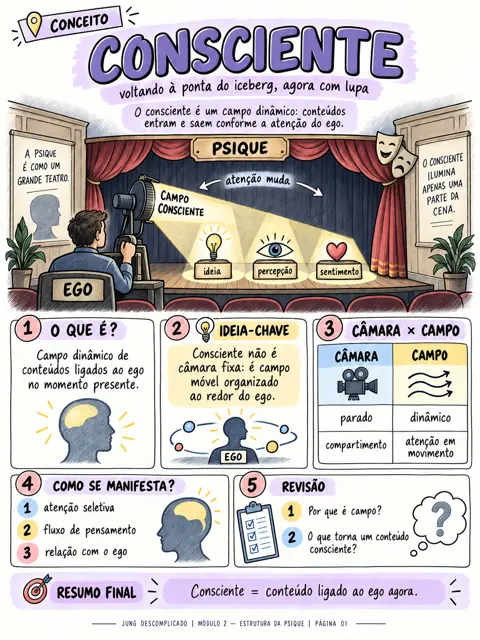 Mapa Consciente, do Jung Descomplicado, módulo 2