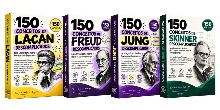 Os quatro livros da coleção Descomplicado lado a lado